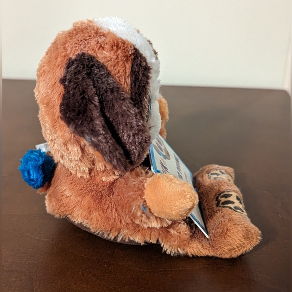 TY Peek A Boos Pups Phone Holder Beanie Boo New Plush Dog Brown - Picture 7 of 8